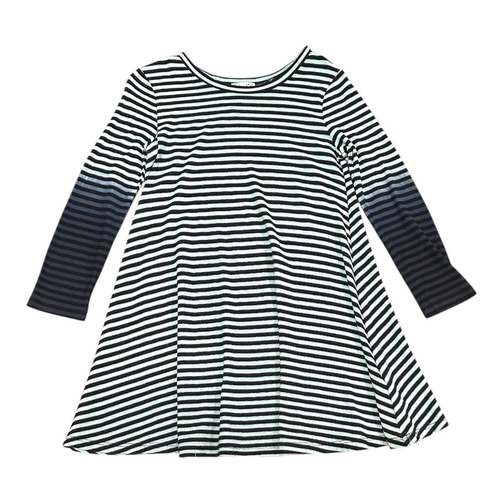 Splendid Size 5-6 Blue and White Striped Dress
